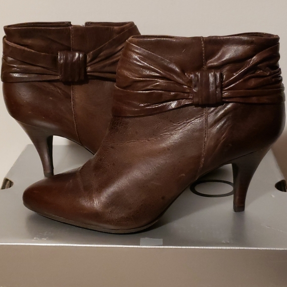 Aldo Brown Leather Booties - NEW - Picture 3 of 3